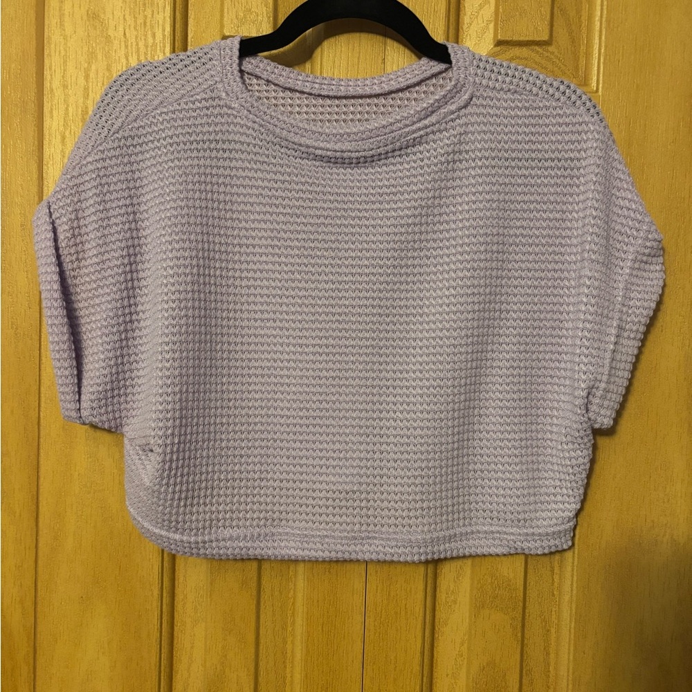 Lavender Knit Women's Top